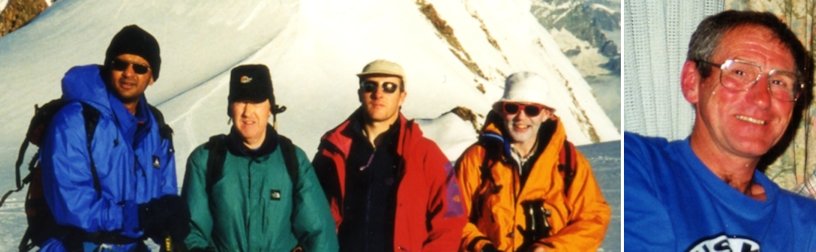 'Kodak' (Udai), 'BOF Vader' (Tony), 'Mr Cool' (Chris), 'The Ghost of Monte Rosa' (Duncan) and 'Uncle Alan' (Alan Kimber)