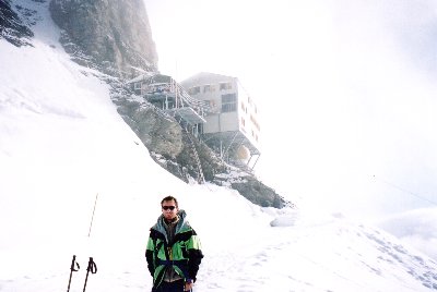 John below the Mönchsjoch Hut