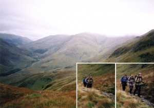 Heading to the Forcan Ridge and the Saddle