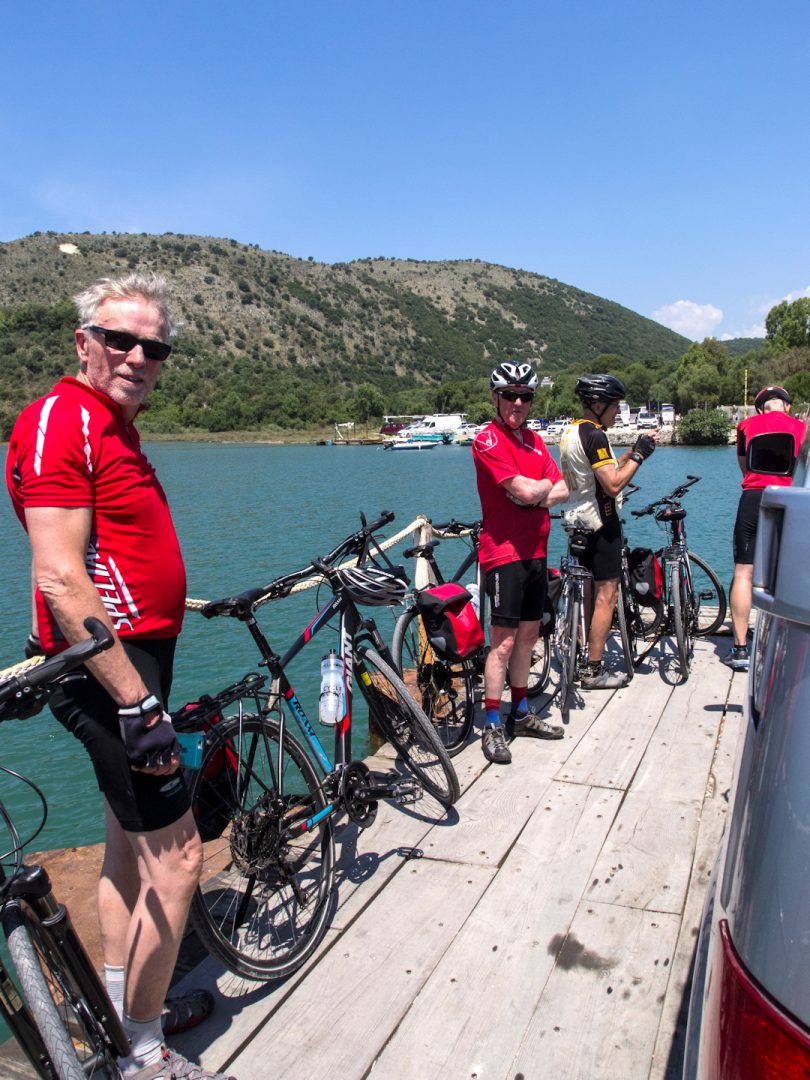 On the Butrint 'rustic ferry'