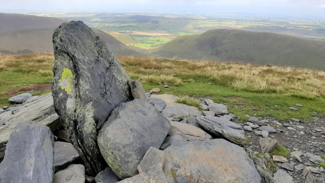 Bannerdale Crags summit looking north