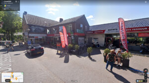 Google Streetview of Spar supermarket and Geerts bike hire shop in Otterlo