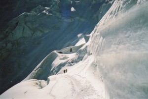 Weissmies Crevasses