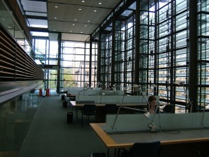 First floor study area