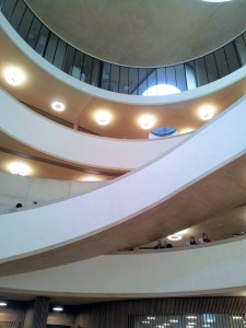 Swooping curves, Blavatnik building