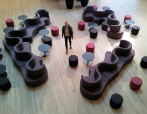 Informal seating area, Blavatnik building