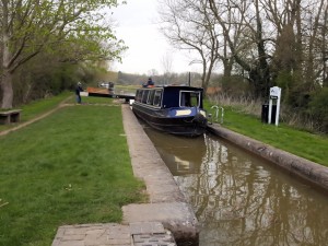 Second boat on the move - Baker's Lock