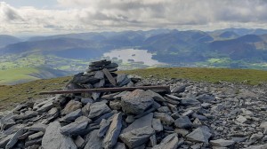 Derwentwater from Skiddaw Little Man