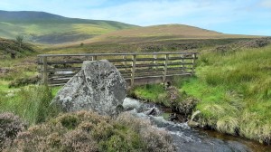 Bridge at ford on Skiddaw House road
