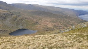Small Water and Haweswater from Harter Fell summit