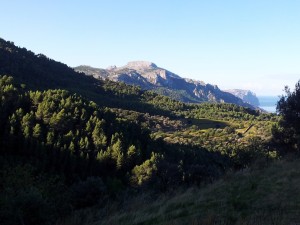 View back to Mola de s'Esclop      