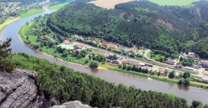 Elbe Panorama at Lilienstein 